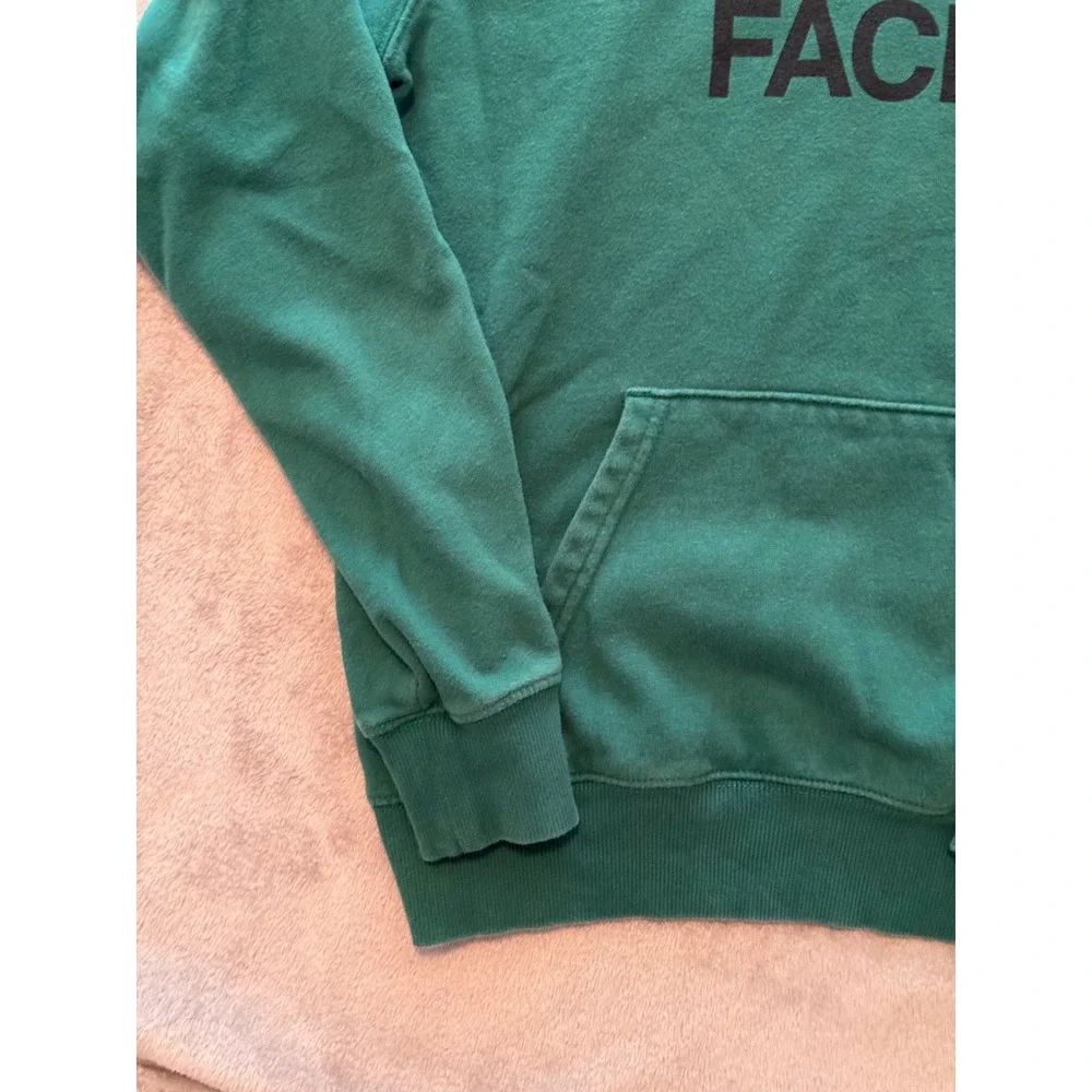 The North Face Mens Half Dome Logo Pullover Hoodie Green Small NF0A3FR1